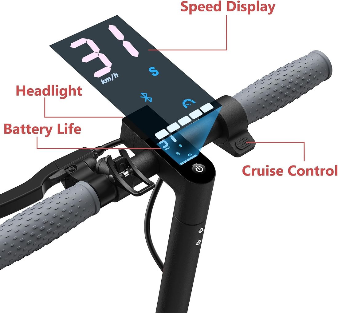 MAXSHOT V1 Electric Scooter — Black/Red photo 5