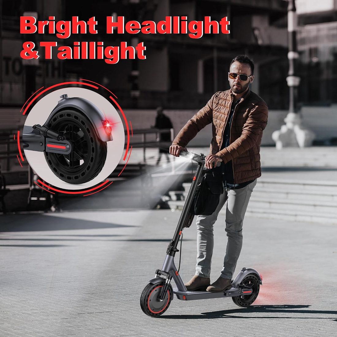 MAXSHOT V1S PRO Electric Scooter — Black, 22 mph photo 5