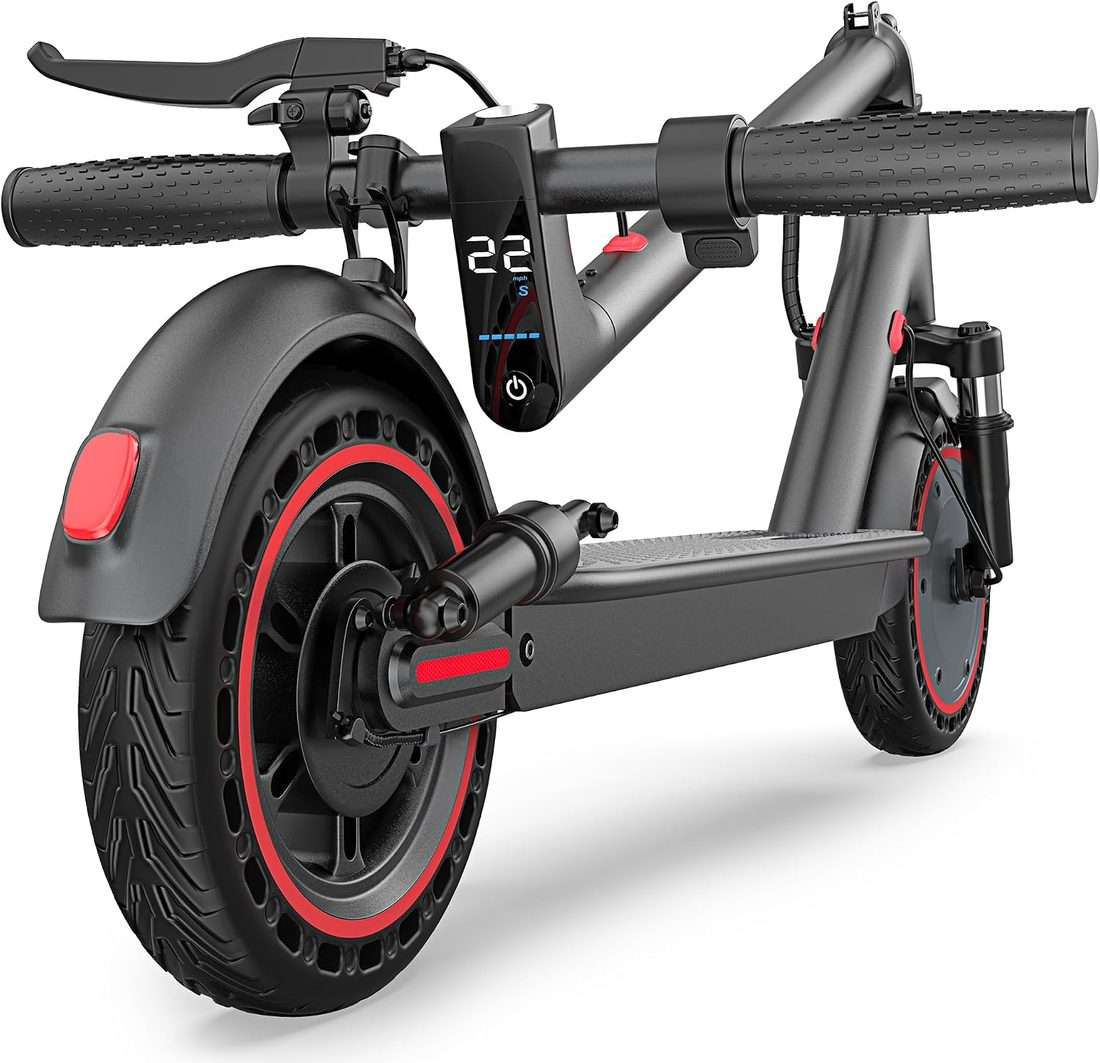 MAXSHOT V1S PRO Electric Scooter — Black, 22 mph
