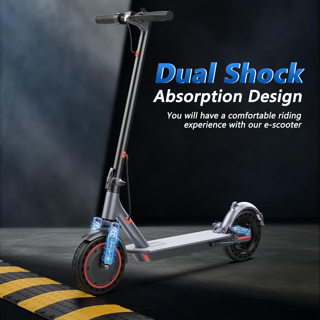 MAXSHOT V1S PRO Electric Scooter — Dark Gray/Red photo 4