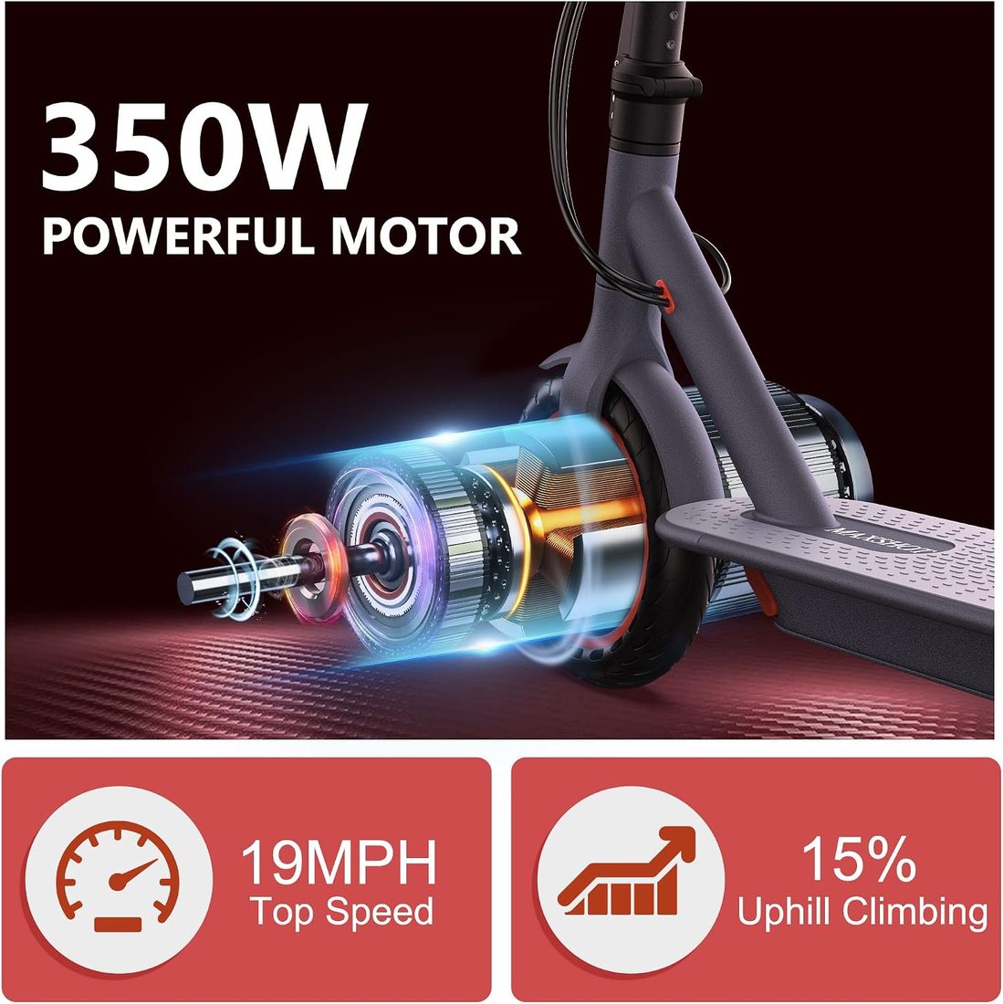 MAXSHOT V7 Electric Scooter — 16 mph Youth Setup photo 3