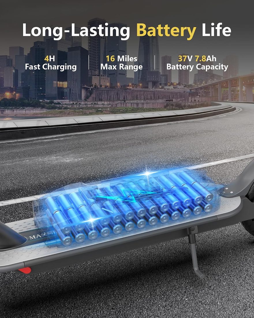 MAXSHOT V7 Electric Scooter — Dual-Lock Fold photo 3